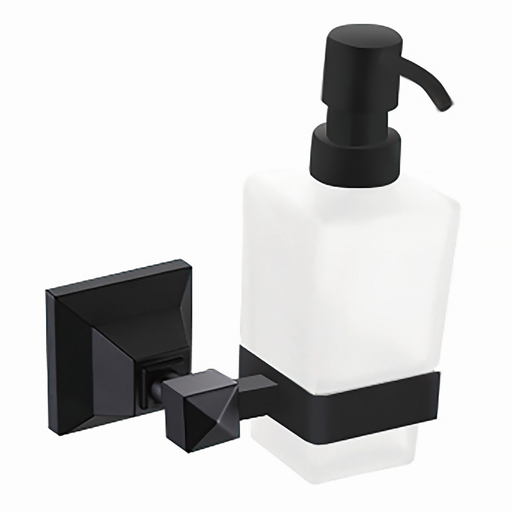 Дозатор жидкого мыла Altre AZ-96012B стеклянный, черный матовый