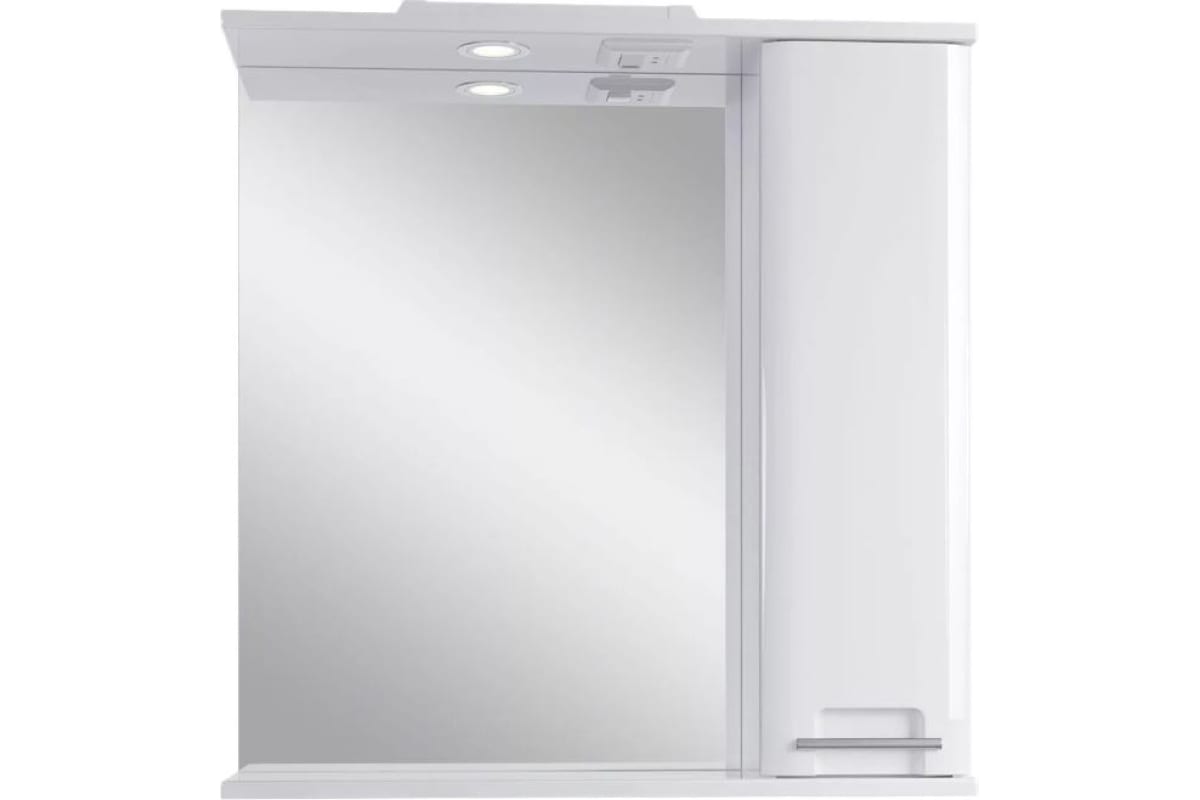 Зеркальный шкаф подвесной Уника 70 371.1-2.4.1. для ванной комнаты
