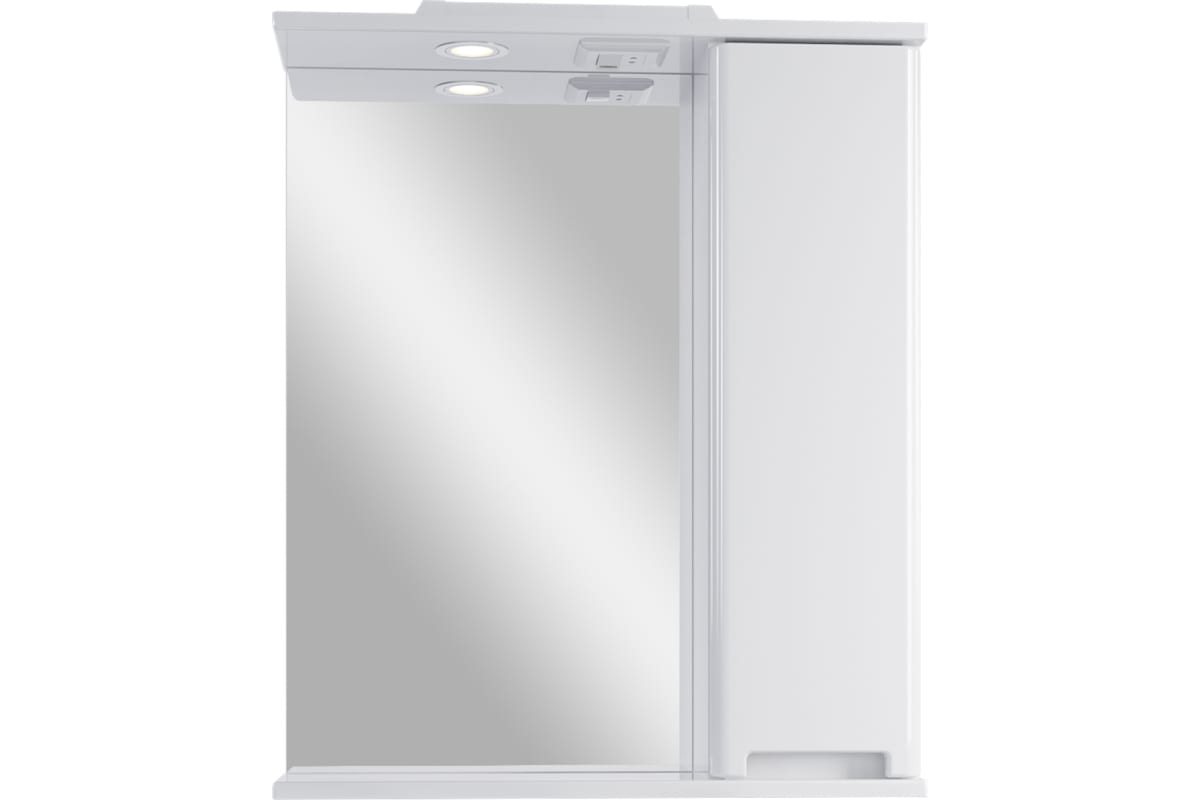Зеркальный шкаф подвесной Ориана 70 279.1-2.4.1. для ванной комнаты