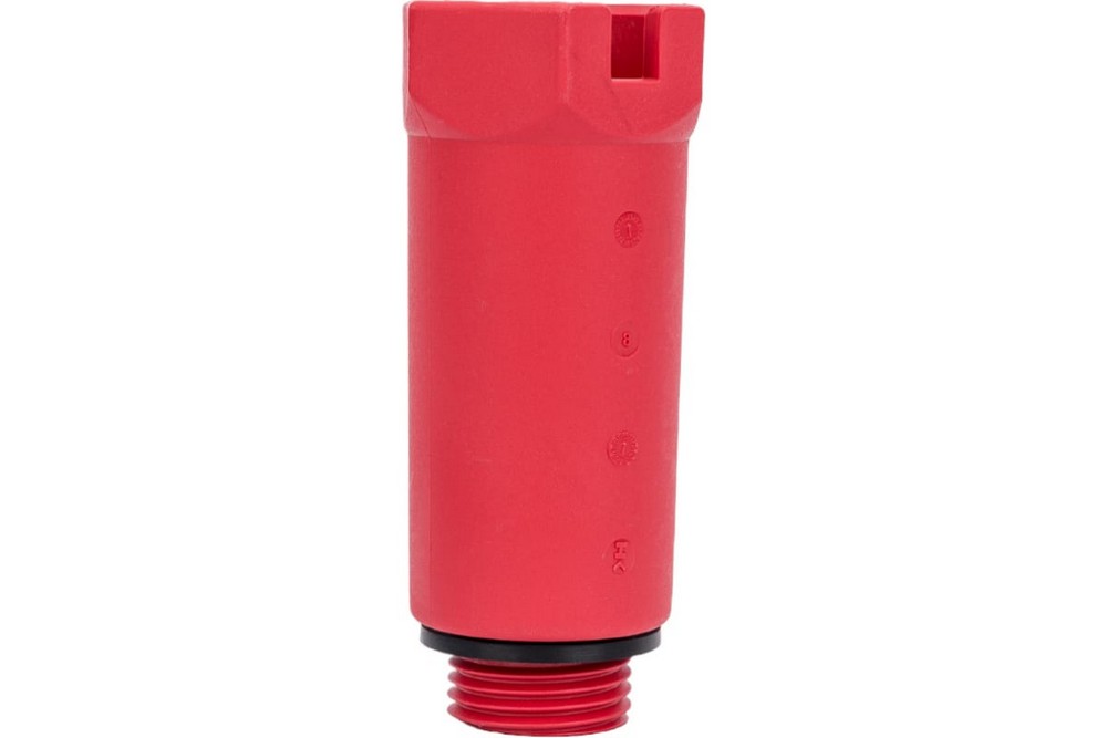 Заглушка удлиненная EFA03.20-1/2R 20x1/2" с наружной резьбой красная