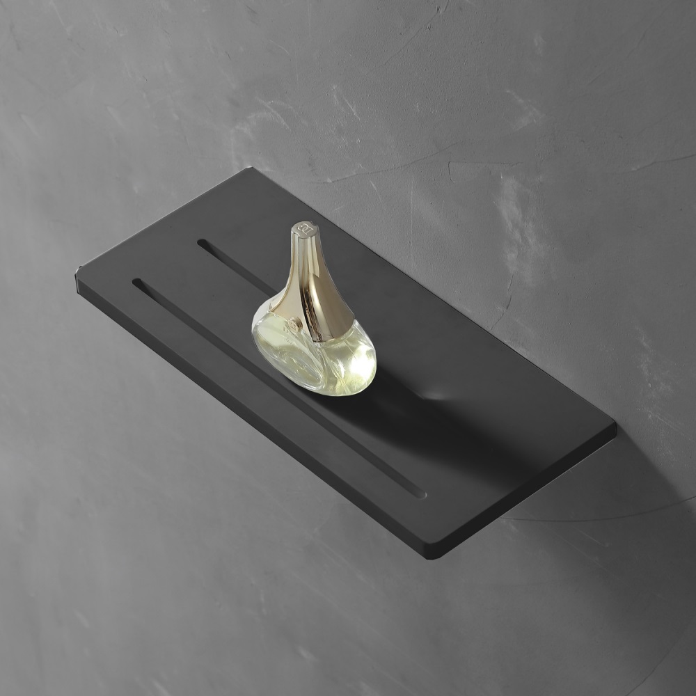 Полка для ванной Stein AS1653MB, цвет черный матовый