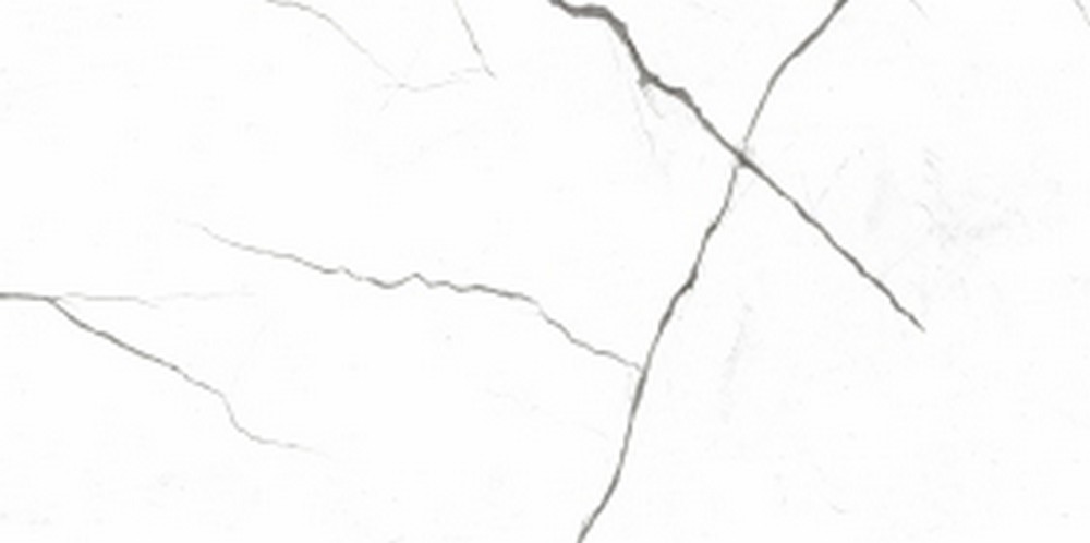 Плитка Керамин Альба 7, 60х30 см, белый мрамор с чёткими прожилками (кв.м.)