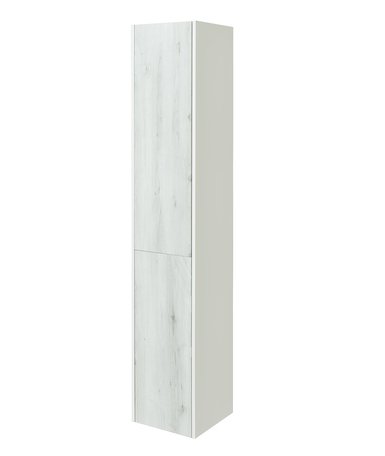 Шкаф-колонна Акватон Сакура 1A219903SKW8R, ольха наварра/белый глянец, правая