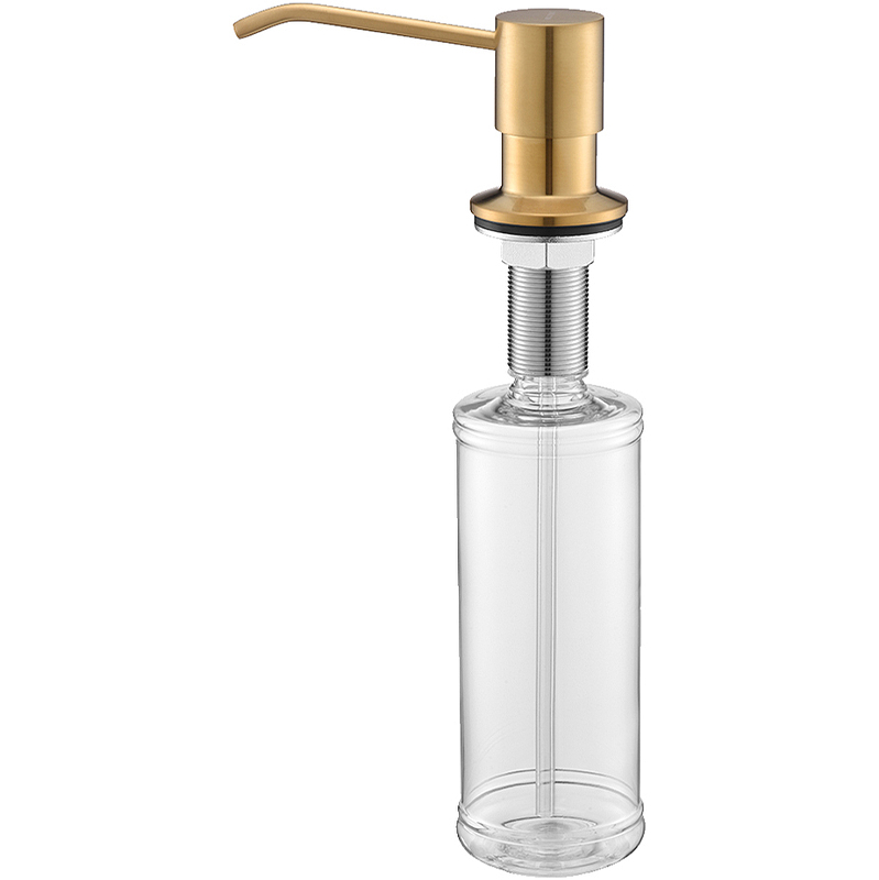 Дозатор жидкого мыла Rein D002-BG брашированное золото