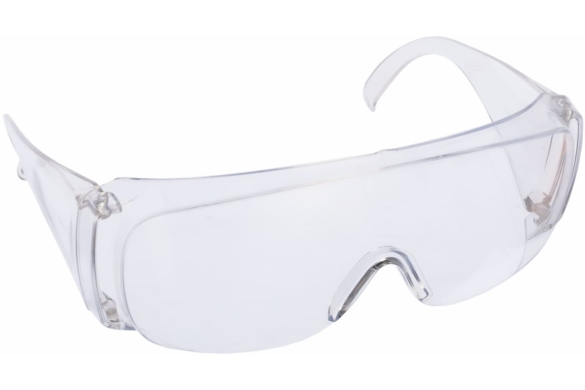 Очки защитные Сибртех 89155 открытого типа, прозрачные, ударопрочный поликарбонат