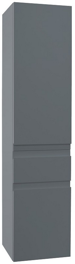 Шкаф-пенал 35 см Madeleine EB2069G-J54 серый матовый лак