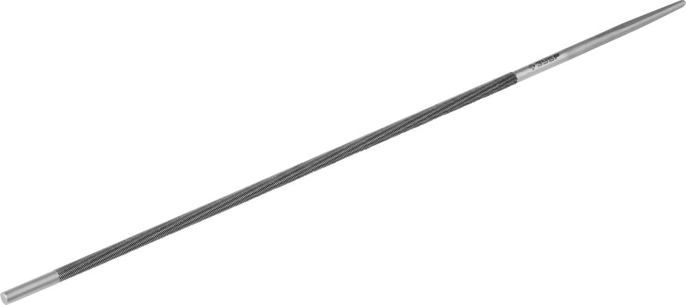 напильник для заточки цепных пил stihl 200х4 6 шт Напильник круглый Зубр Профессионал 1650-20-4.0 для заточки цепных пил, 4,0 мм