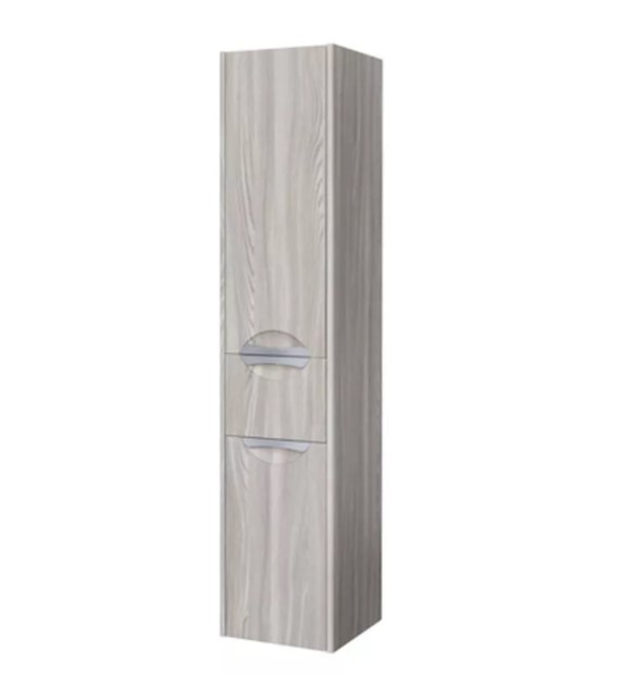 Шкаф колонна Акватон Сильва 1A215603SIW6L, 32 см, дуб Фьорд, левая