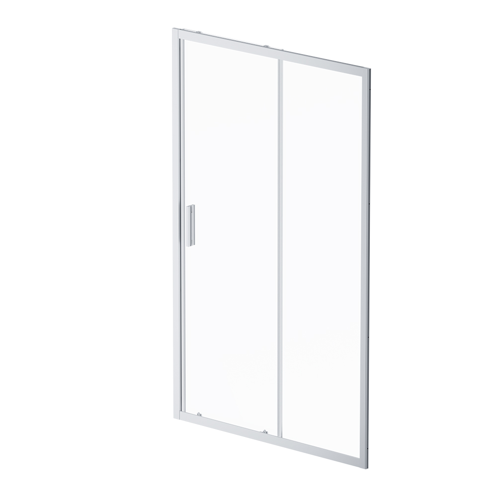 Душевая дверь Gem Solo W90G-120-1-195MT 120х195, стекло прозрачное, профиль хром матовый - фото 1