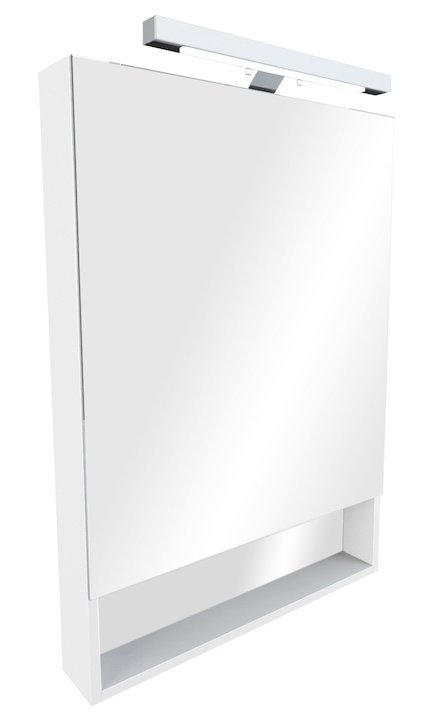 Шкаф зеркальный Gap 60 см, белый ZRU9302748 - фото 1