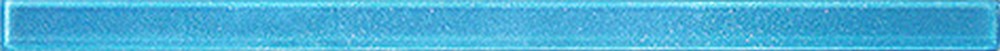 Бордюр стеклянный Керамин Фреш 9, 50х2 см, голубой (шт)