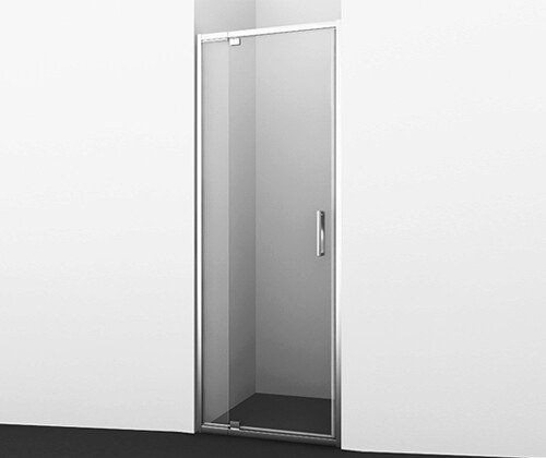 Душевая дверь Berkel 48P04 850-950 х 2000. прозрачное стекло - фото 1
