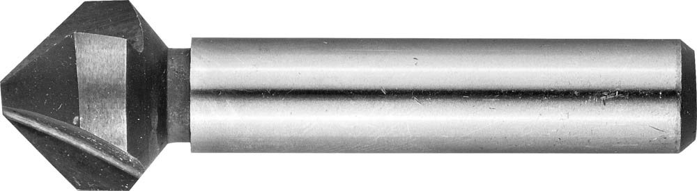 Зенкер конусный, для раззенковки Зубр 29730-8 ? 16,5x60мм, HSS-R, быстрорежущая сталь М2(S6-5-2) Р6М5, класс А