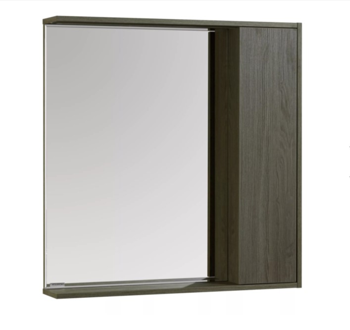 Зеркальный шкаф Акватон Стоун 1A228302SXC80, 80 см, грецкий орех
