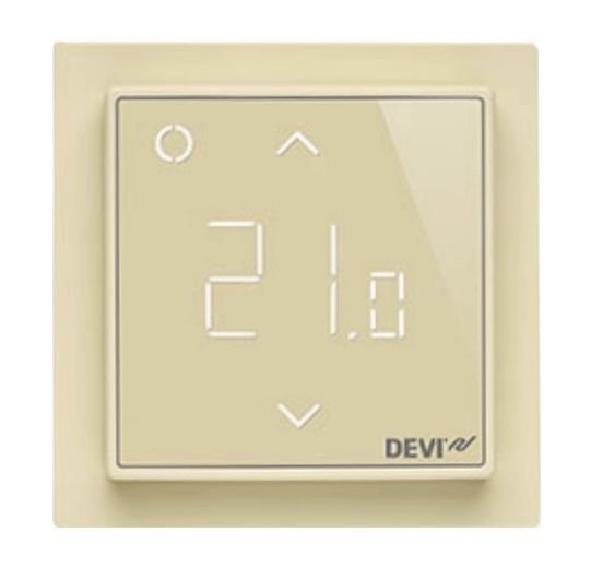 Терморегулятор DEVIreg Smart интеллектуальный с Wi-Fi, бежевый, 16А