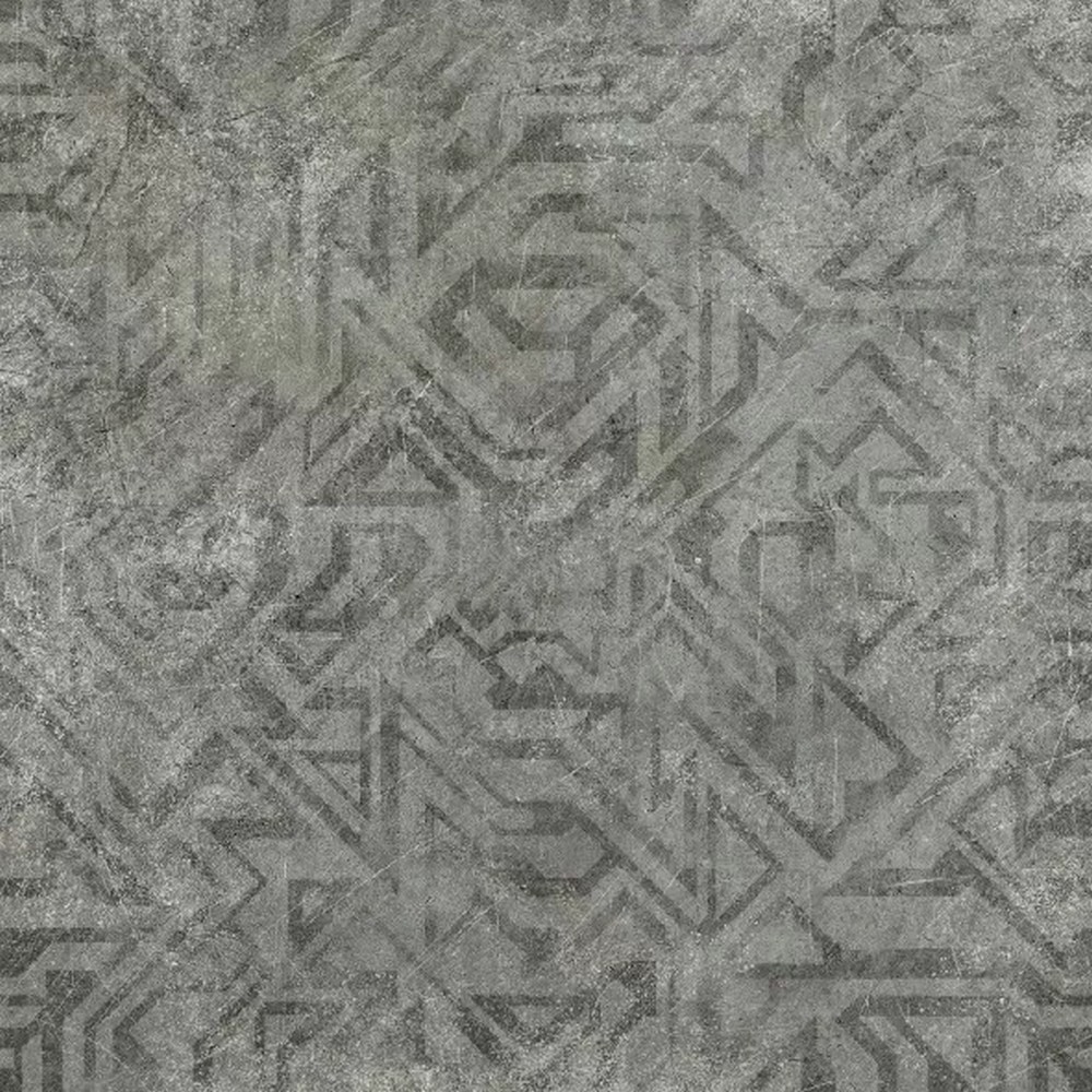Плитка Керамин Детройт 2Д тип 2, 50х50 см, серый орнамент (кв.м.)