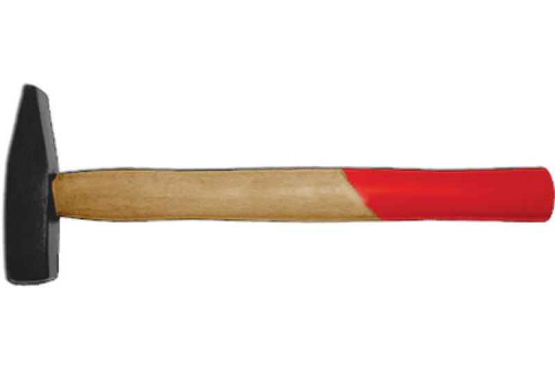 Молоток слесарный Курс Оптима 44103, деревянная ручка молоток курс