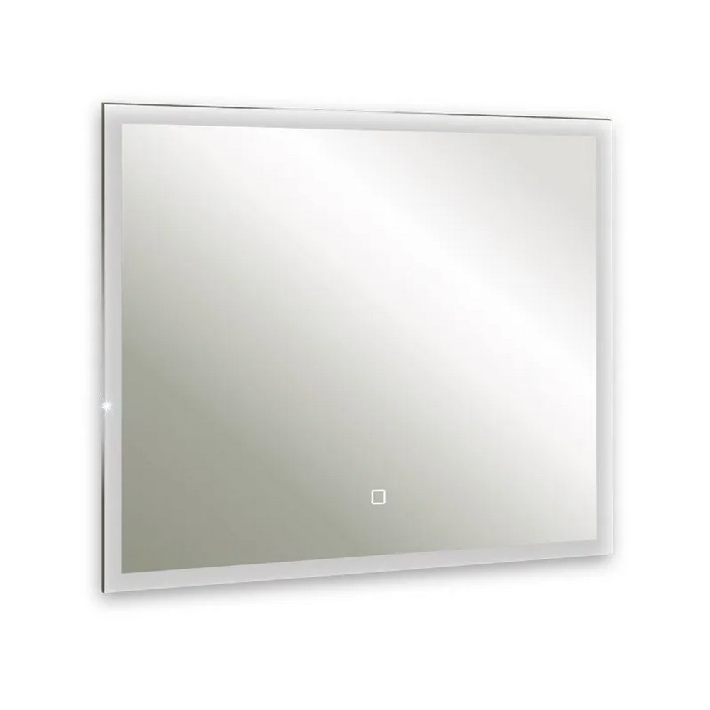Зеркало Гуверт-4 LED-00002294 1000х800 c подсветкой и диммером, сенсорный выключатель, часы - фото 1
