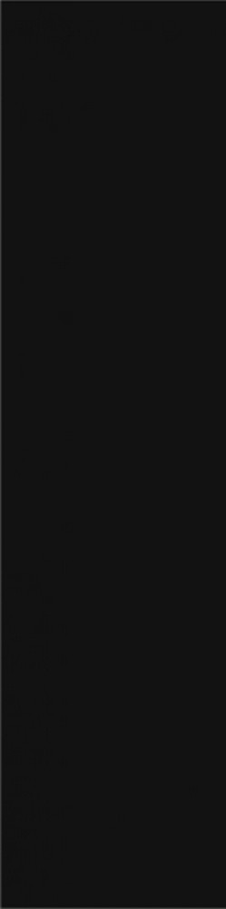 Плинтус Керамин Мультиколор 1, 60х14.5 см, с закругленной фаской, черный, матовый, глазурованный (шт)