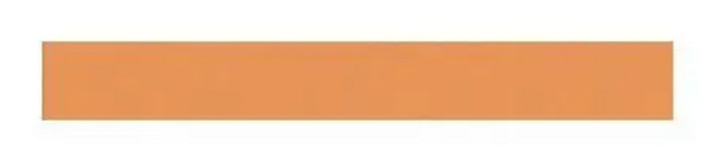Плинтус Керамин Мультиколор 8, 60х14.5 см, с закругленной фаской, оранжевый, матовый, глазурованный (шт)
