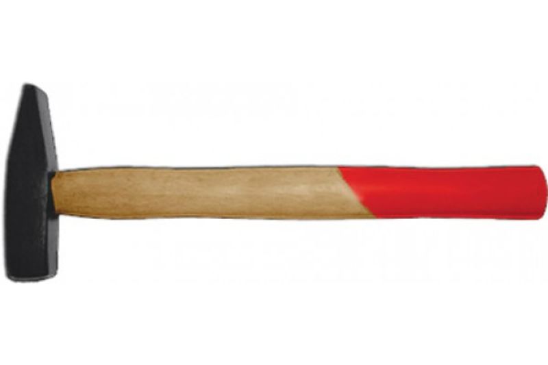 Молоток слесарный Курс Оптима 44104, деревянная ручка молоток гвоздодер курс