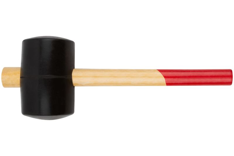 Киянка Курс Оптима 45375 резиновая, деревянная ручка 70 мм