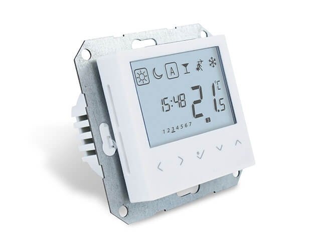 Программируемый электронный термостат SALUSBTRP230 55x55 мм, встраиваемый под рамки flesi led fl snowflake 55x55 240v b