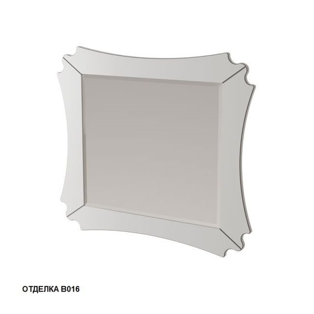 Зеркало Бурже 11031-B016 80-10см, цвет blanco allumino - фото 1