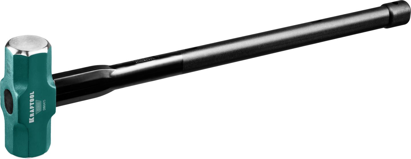 Кувалда со стальной удлинённой обрезиненной рукояткой KRAFTOOL кувалда с удлинённой рукояткой сибин 20133 8 8 кг