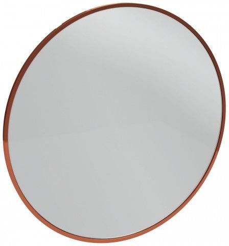 Зеркало Odeon Rive Gauche EB1177-GLD 70 см, круглое с цветной рамой - фото 1