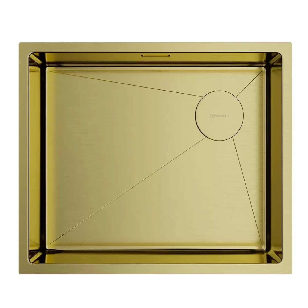 Мойка Taki 54-U/IF-LG Side SF 4997092 540х440 мм, материал нержавеющая сталь,1 чаша, прямоугольная, цвет светлое золото