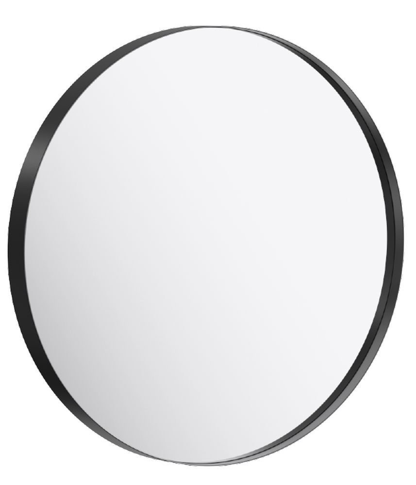 Зеркало Аквелла RM RM0206BLK 60 см в металлической раме, черное