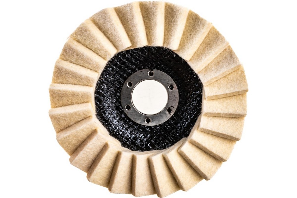Диск войлочный полировальный лепестковый для УШМ SKRAB лепестковый войлочный диск для ушм skrab