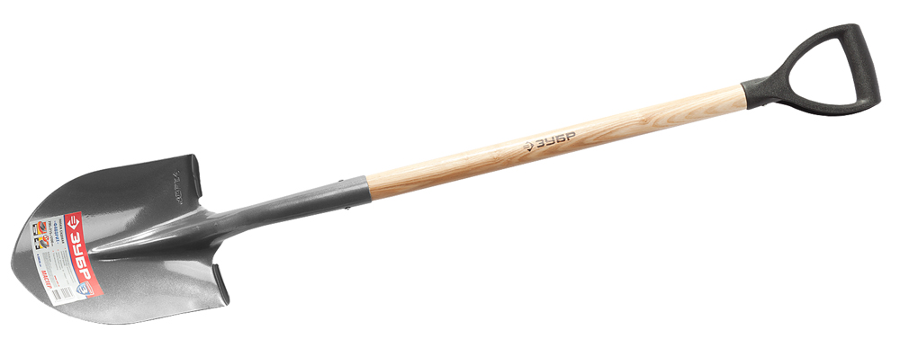 лопата зубр профи 10 штыковая для земляных работ деревянный черенок с рукояткой Лопата Зубр Профессионал 