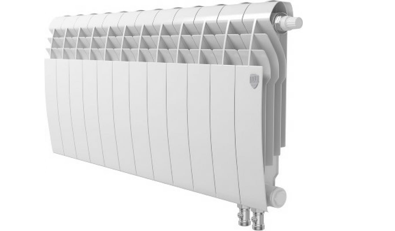 Биметаллический радиатор BiLiner VDR 350/90 мм, 12 секций, нижнее подключение, белый