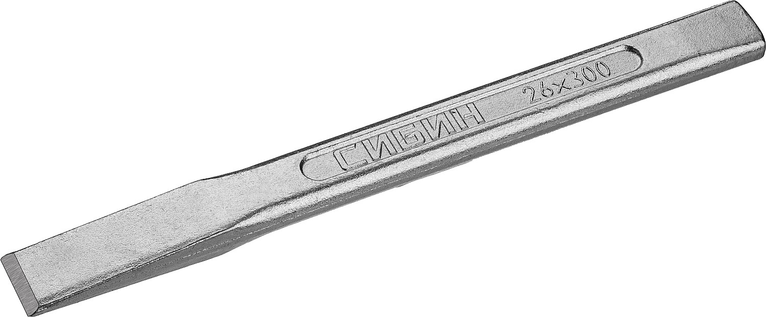 Слесарное зубило по металлу Сибин 21065-300 26х300 мм зубило слесарное skrab