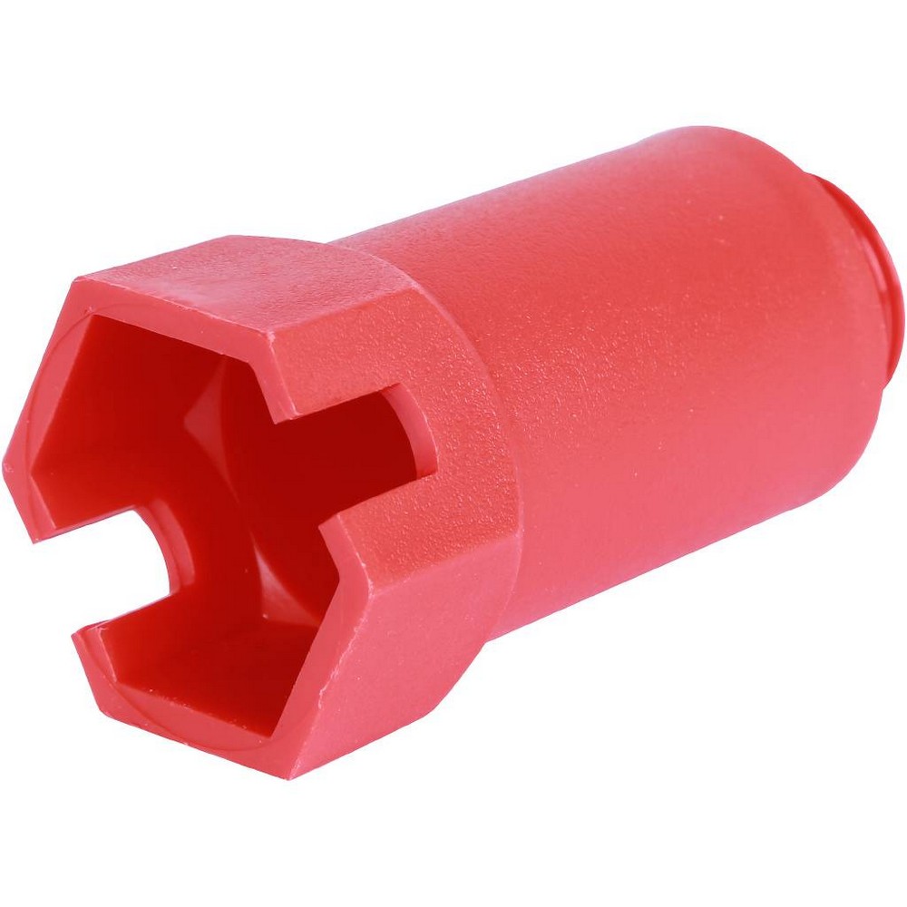 Заглушка тестовая SFA-0035-200012, 1/2" НР красная, для м/п трубы, пластиковая