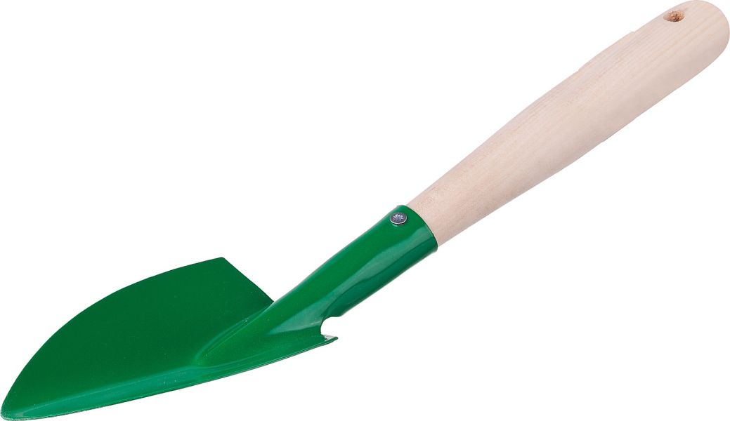 Совок Росток 39603 посадочный, 120x75 мм, широкий, деревянная ручка совок посадочный длина 30 см ширина 7 см деревянная ручка