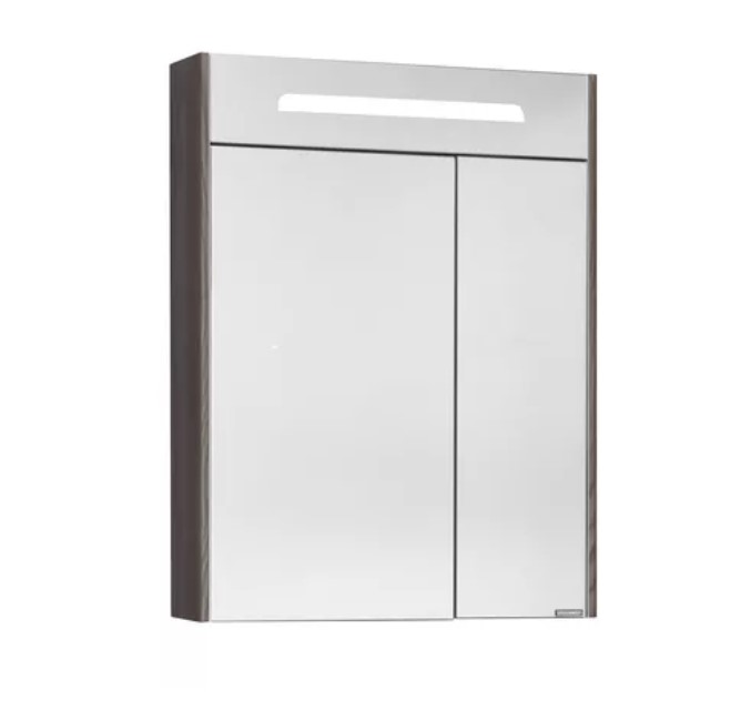 Зеркальный шкаф Акватон Сильва 1A216202SIW50, 60 см, дуб Макиато