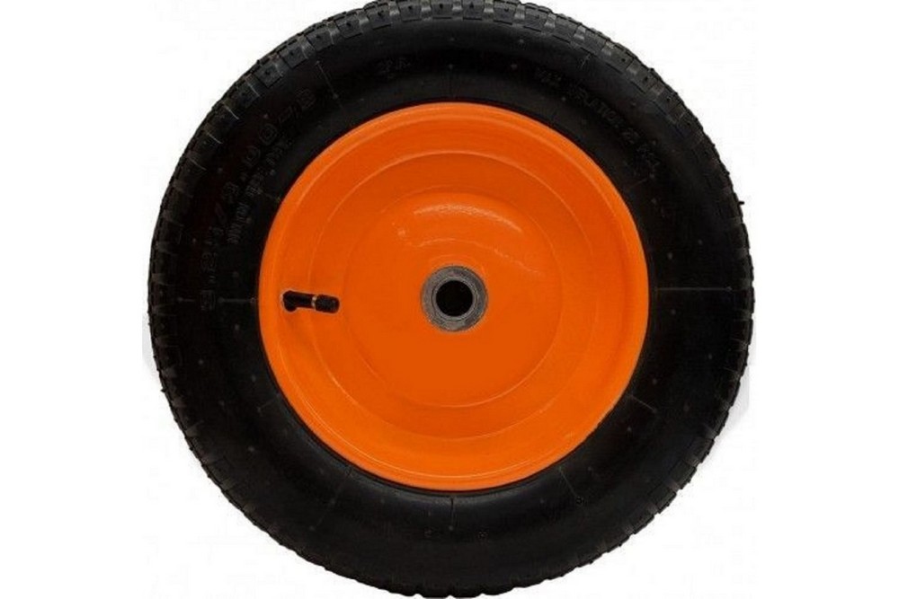 Колесо пневматическое Вихрь 73/7/4/10 КТ-380-20 (380 мм, d 20 мм, для тачки 110-2) запасное бескамерное колесо для двухколесной тачки polyagro