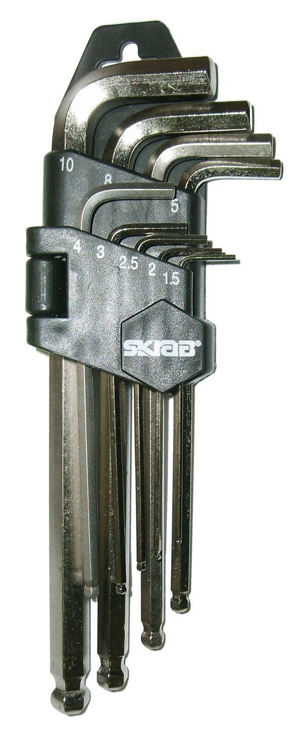 Ключи шестигранные SKRAB ключи кобинированные skrab