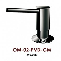 Дозатор OM-02-PVD-GM 4995006 вороненая сталь