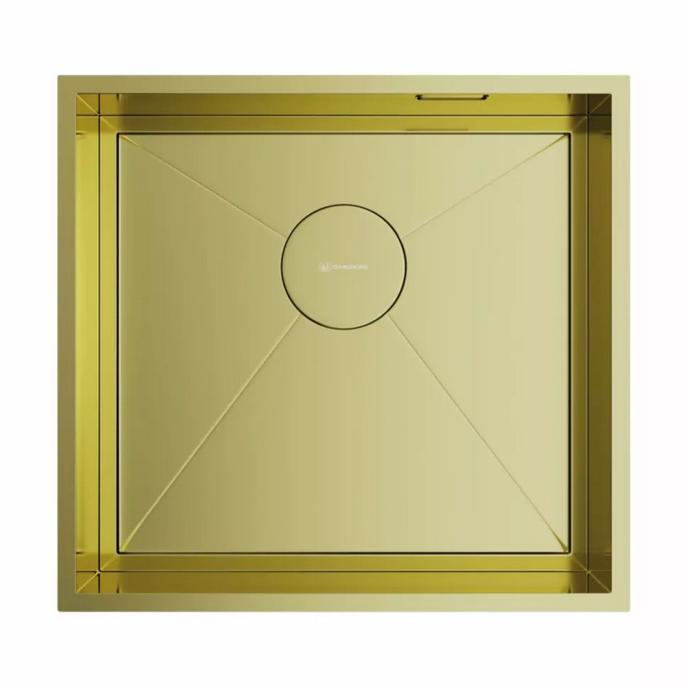Мойка Kasen 48-26 INT LG 4997057, 480х450, 1 чаша, нержавеющая сталь, светлое золото