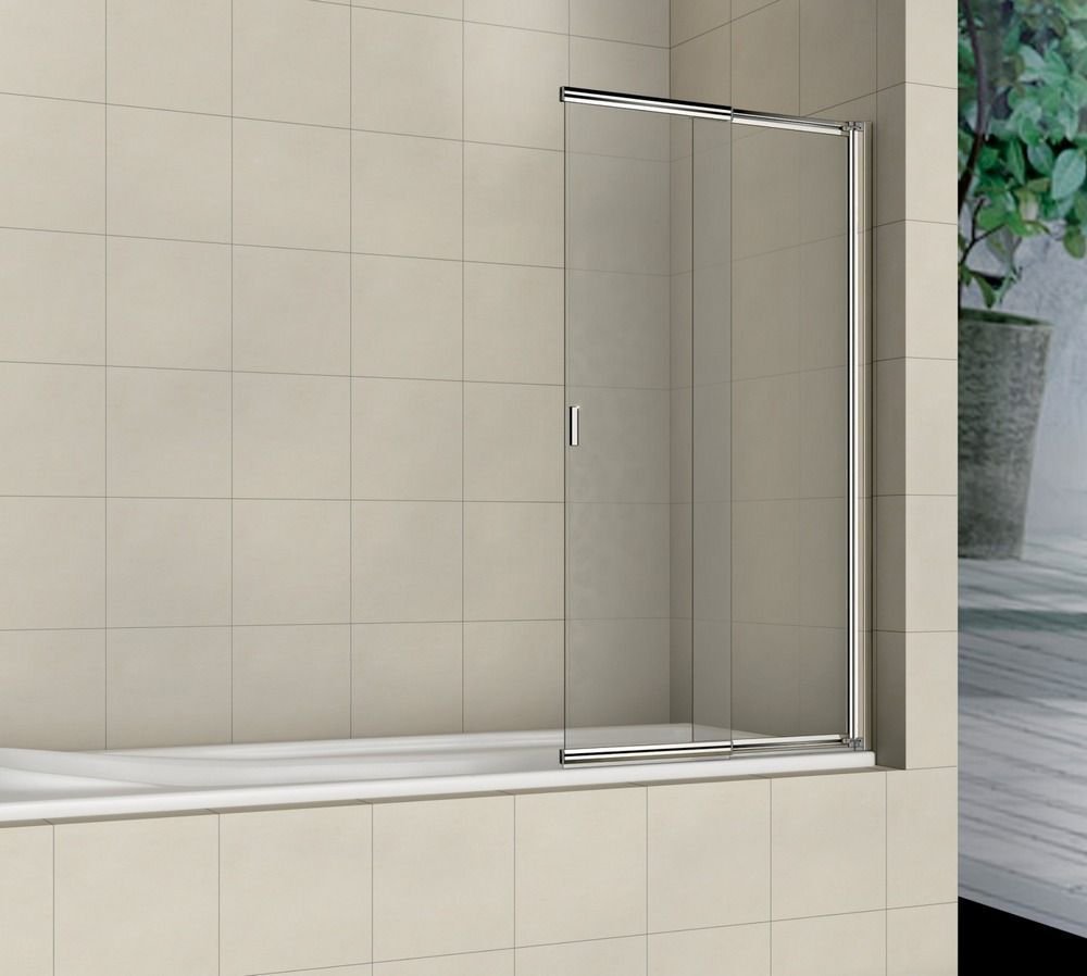 Шторка Screens SC-40 для ванны 1000х1500, профиль хром, стекло прозрачное 03114010-11 - фото 1