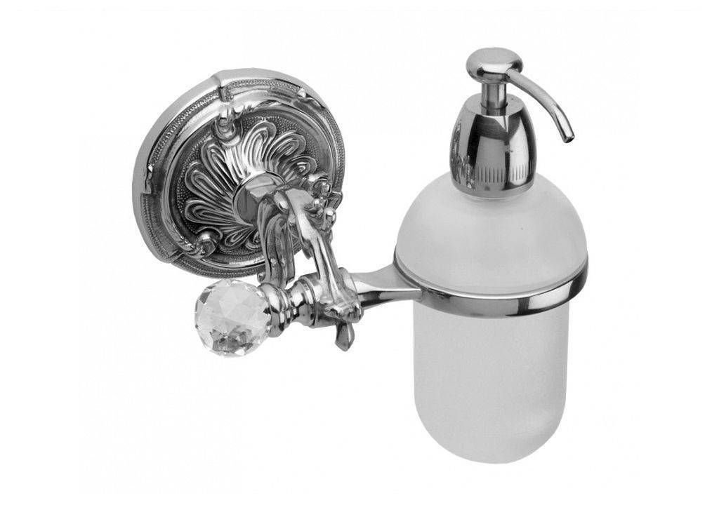 Дозатор для мыла подвесной Barocco Crystal AM-1788-Cr-C хром - фото 1
