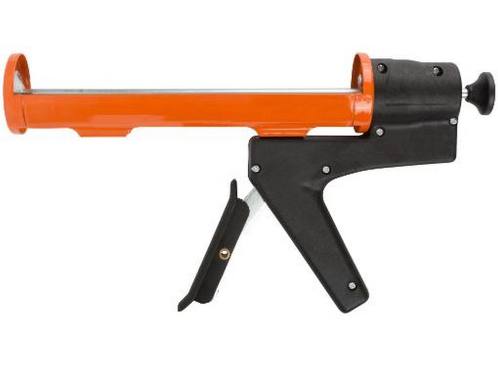Пистолет Kурс 14172 Профи для герметика полукорпусной 310 мл с противовесом полукорпусной пистолет для герметика hoegert technik