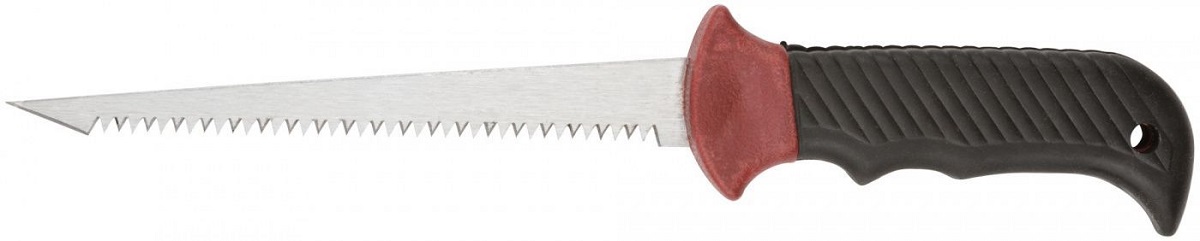 Ножовка ручная для гипсокартона Kурс 15376, прорезиненная ручка 170 мм