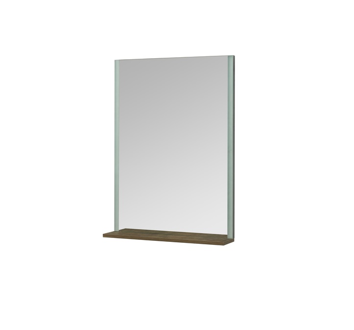 Зеркало Акватон  Терра 1A247302TEDY0, 61 см с подсветкой,  дуб кантри зеркало в ванную с подсветкой aquaton терра 61 1a247302tedy0 дуб кантри