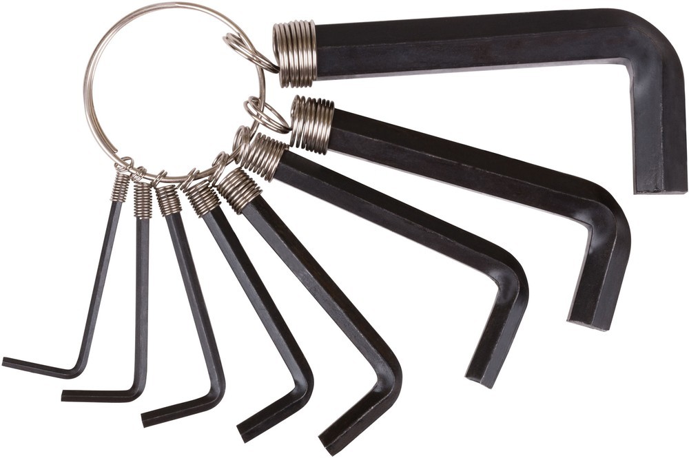 Ключи Курс 64172 шестигранные на кольце 8 шт. ( 2-10 мм ) трубчатые ключи курс