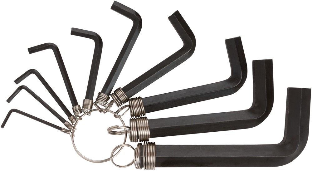 Ключи Курс 64173 шестигранные на кольце 10 шт. ( 2-14 мм ) трубчатые ключи курс